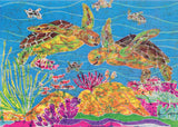 Swimming With the Turtles ~ Matted Prints