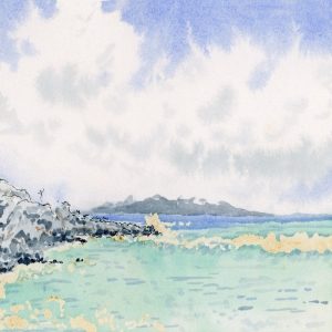 Honolua Bay ~ Watercolor Set of 6  5 x 7 w/env