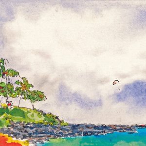 Napili Bay ~ Art Cards  ~ Set of 6 ~ w/env